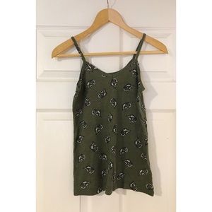 Tank Top With Elephants